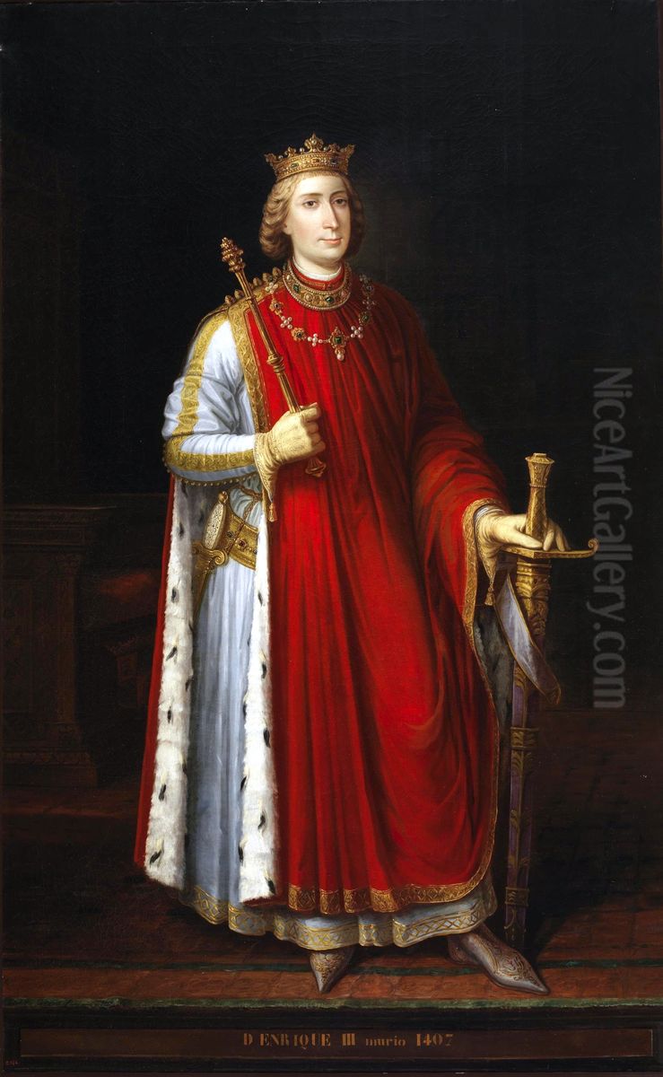 Enrique III de Castilla Oil Painting by Calixto Ortega