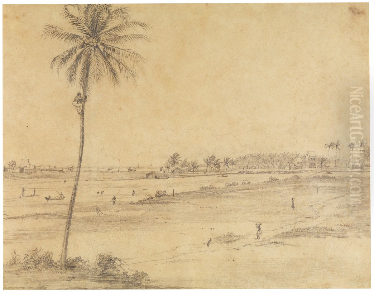 Arrecife of Pernambuco from Olinda Oil Painting by Charles Landseer