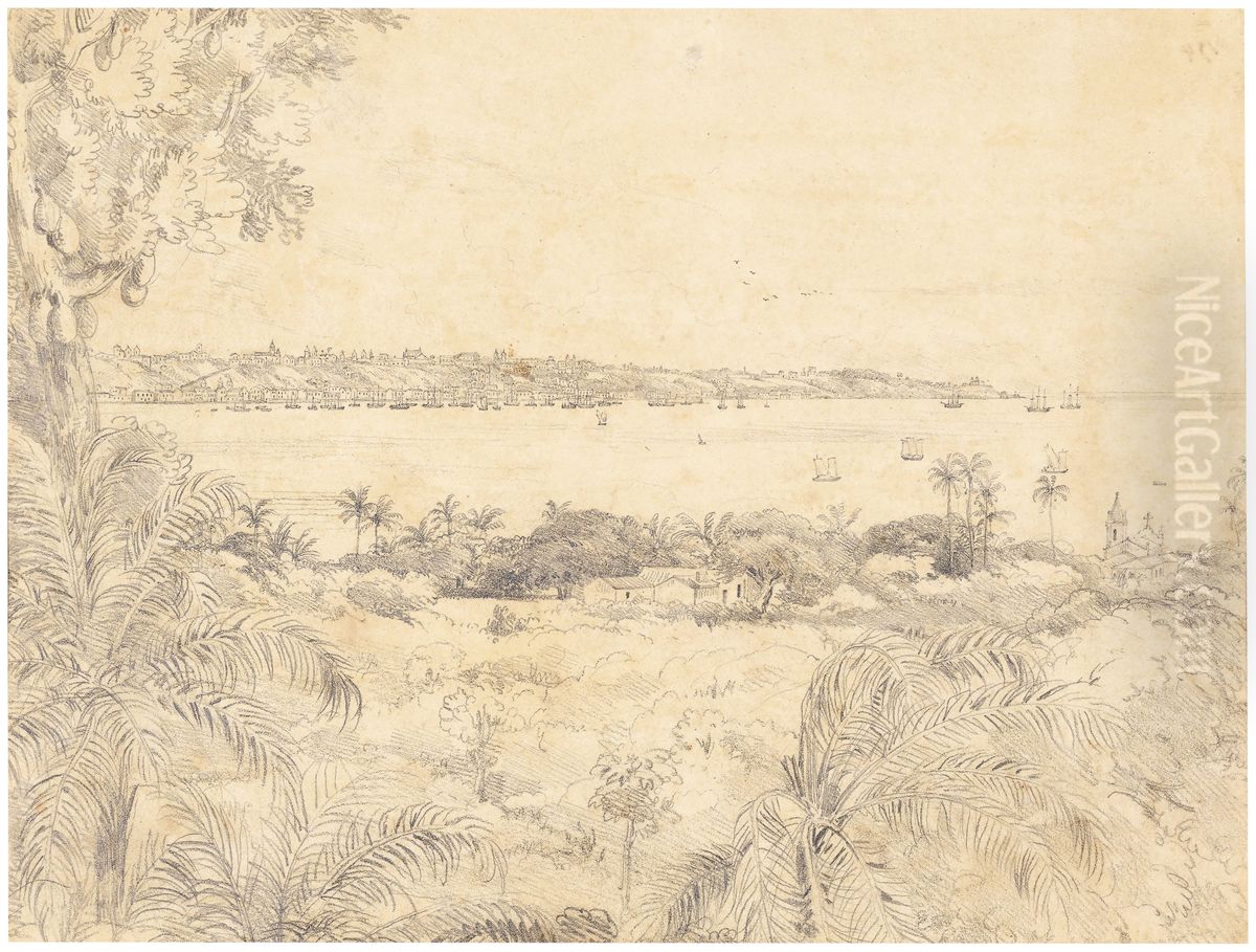 Bahia from Bonfim Oil Painting by Charles Landseer