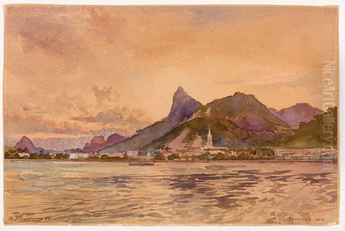 Botafogo. Rio Oil Painting by Benno Treidler