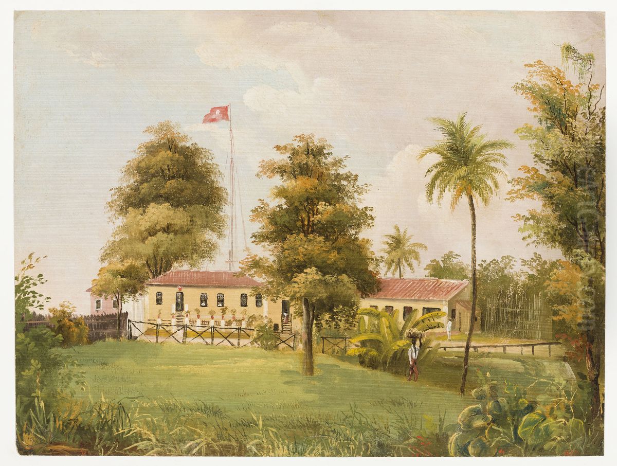 Caserna (atribuido) Oil Painting by Brasiliana Iconografica