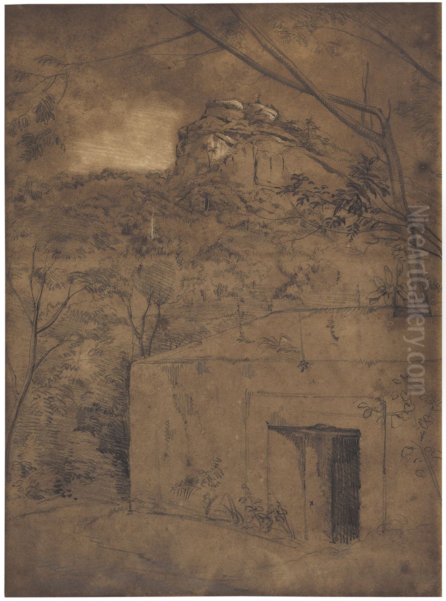 Corcovado from the Aqueduct Oil Painting by Charles Landseer