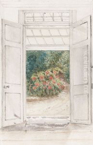Entrance to 'The Spot'. from door of Anteroom - 15th July 1854