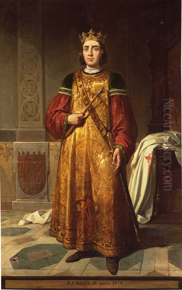 Enrique IV de Castilla Oil Painting by Francisco Sainz
