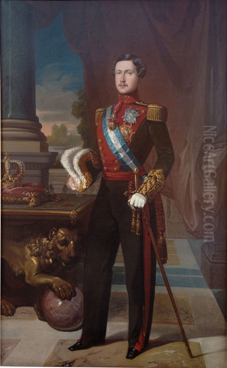 Francisco de Asis de Borbon Oil Painting by Francisco Sainz