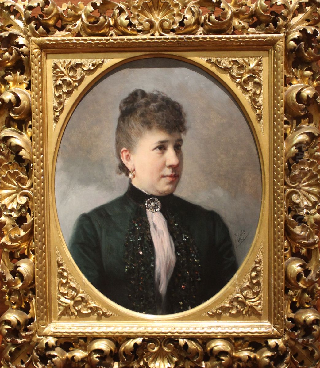 Amalia Salaverria Saiz Oil Painting by Federico de Madrazo y Kuntz