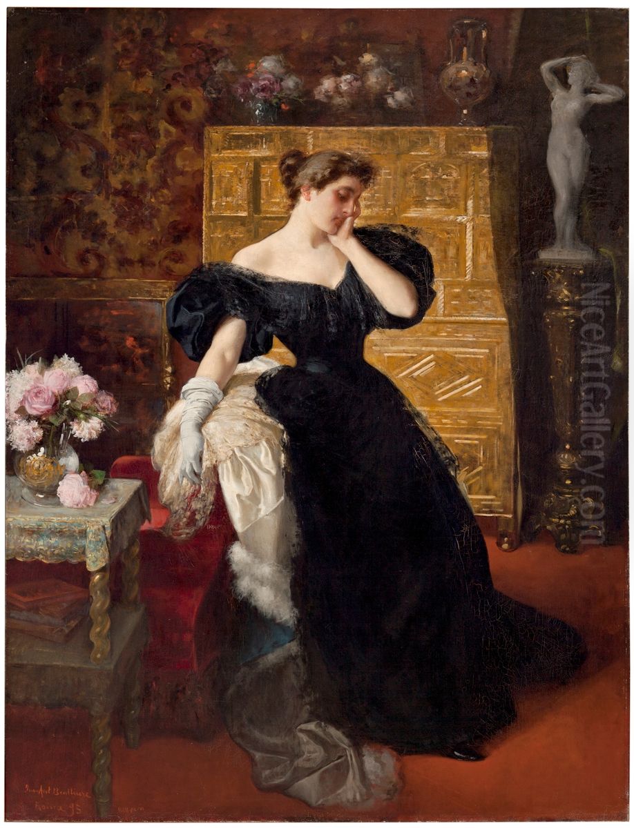 Despues del baile Oil Painting by Juan Antonio Benlliure