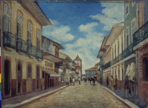 Rua Direita, 1858 (A Esquerda Igreja de Santo Antonio)