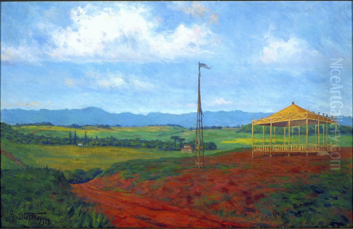 O Ipiranga, 1854 Oil Painting by Alipio Dutra