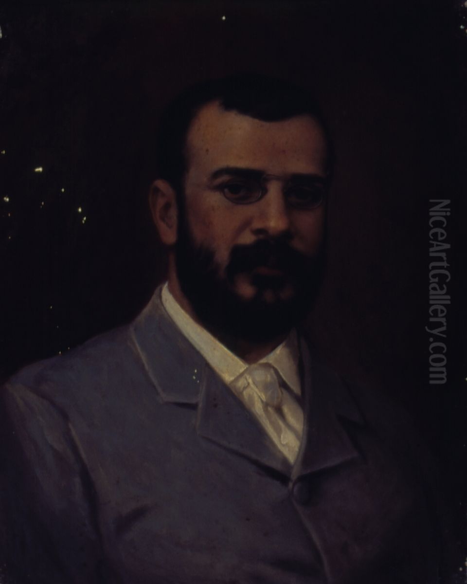 Retrato do Dr. Eduardo Prado Oil Painting by Karl Ernst Papf