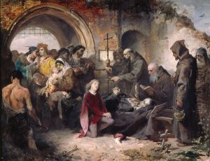 Entierro del condestable don Alvaro de Luna (Boceto)