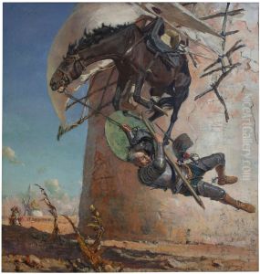 Don Quixote and the windmills