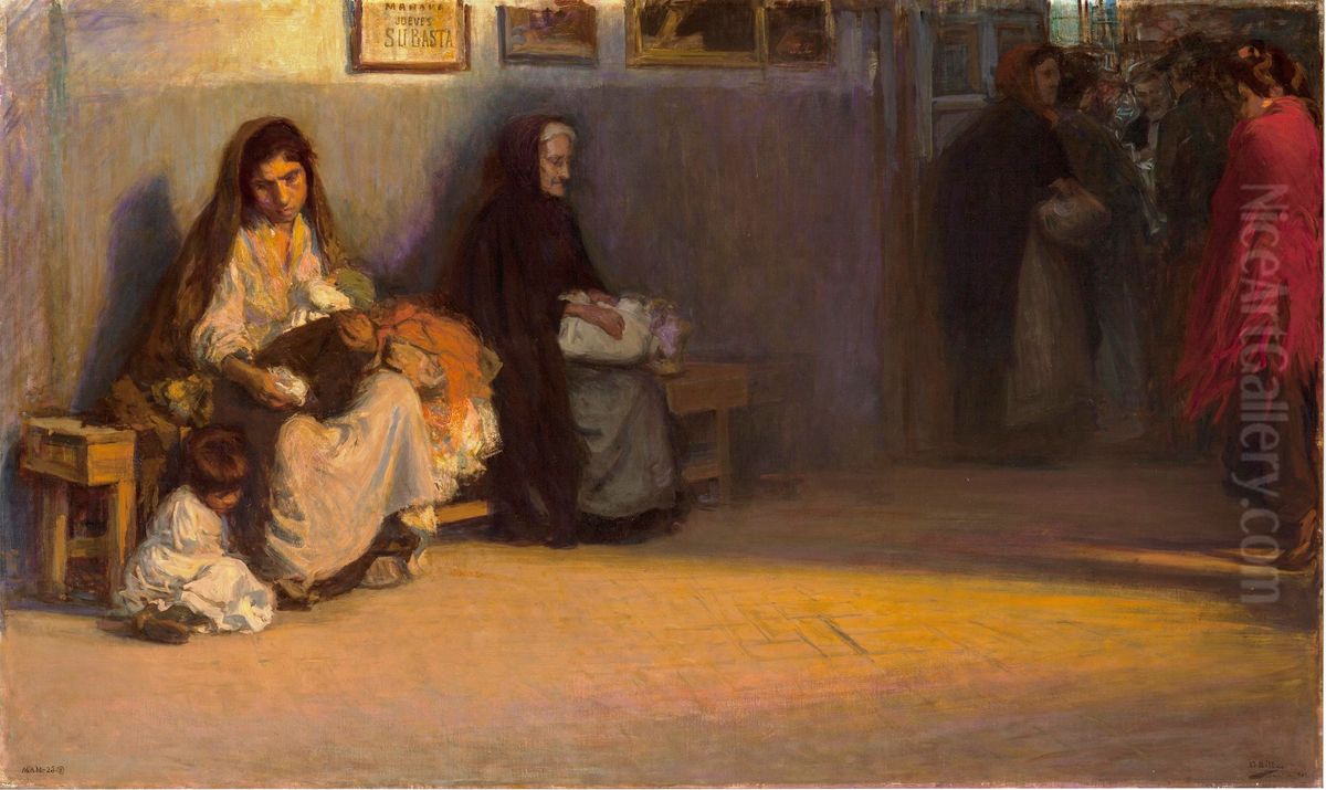 El ultimo recurso Oil Painting by Gonzalo Bilbao Martinez
