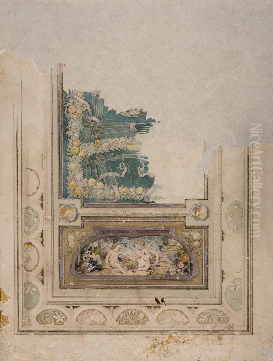Sem Titulo/Legenda Oil Painting by Oreste Sercelli