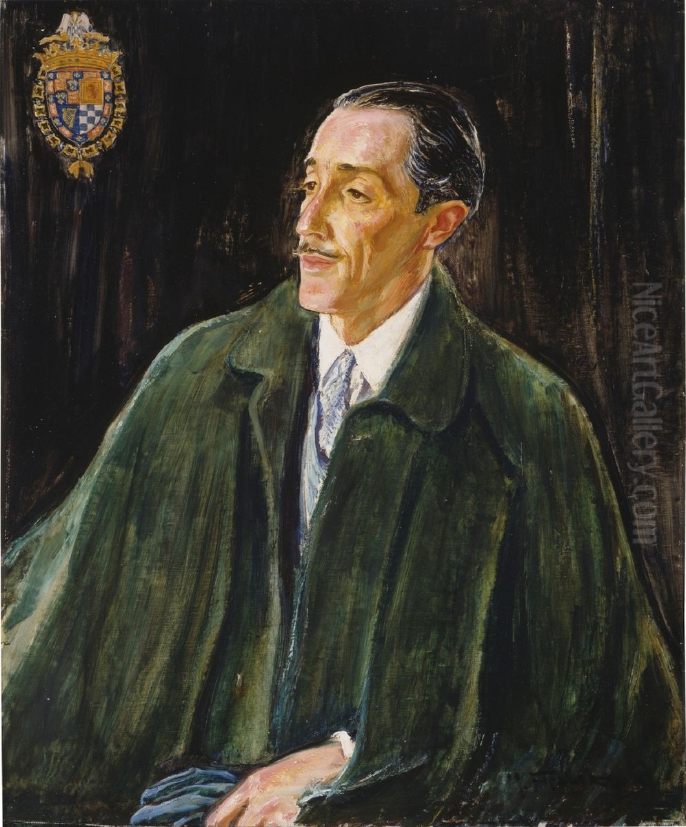 Jacobo Fitz-James Stuart, duke of Alba Oil Painting by Maurice Fromkes