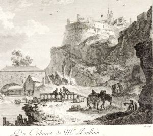A Harbor with Arched Bridge