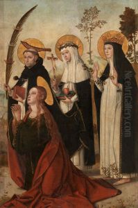 La Magdalena, San Pedro de Verona, Santa Catalina de Siena y la beata Margarita de Hungria