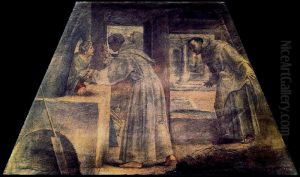 St Didacus of Alcala saves a child sleeping in the oven