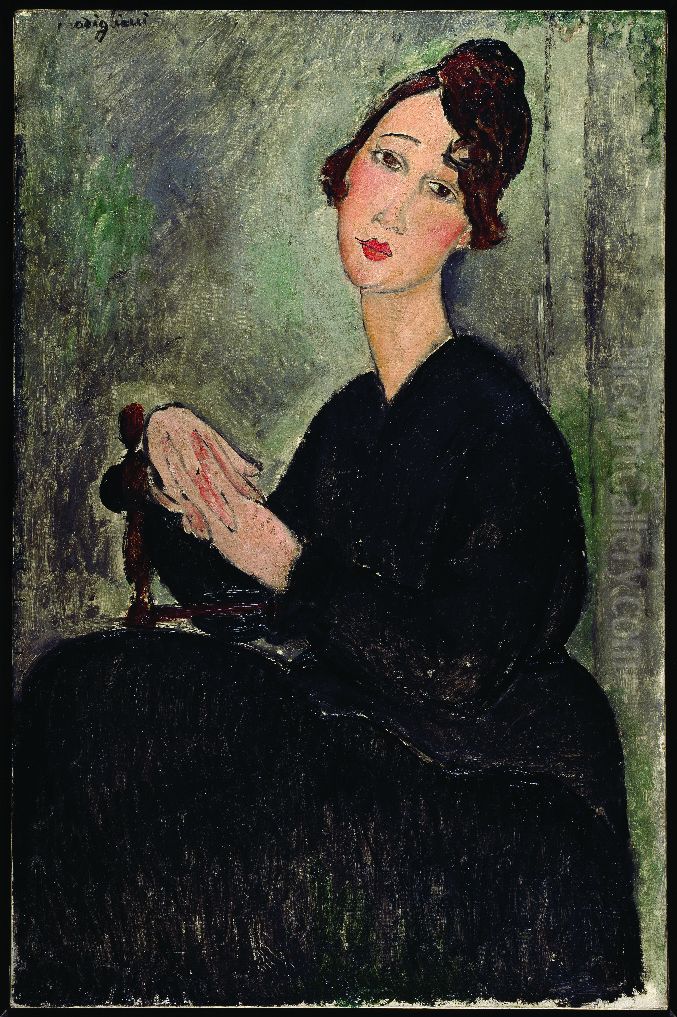 Portrait of Dedie Oil Painting by Amedeo Modigliani