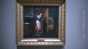 Lovers with a Woman Listening