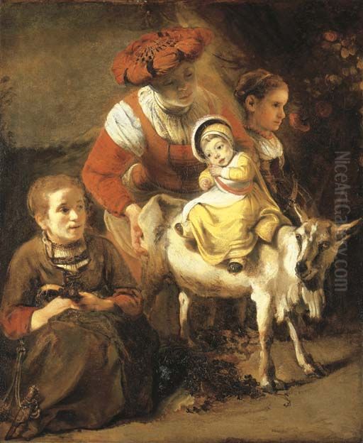The Spanish Gipsy Oil Painting by Nicolaes Maes
