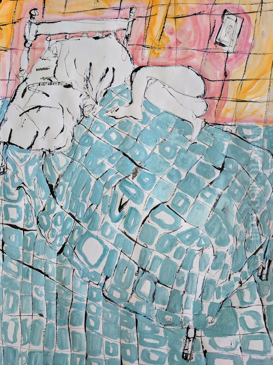 L'Appel du Vide Oil Painting by Gretchen Andrew