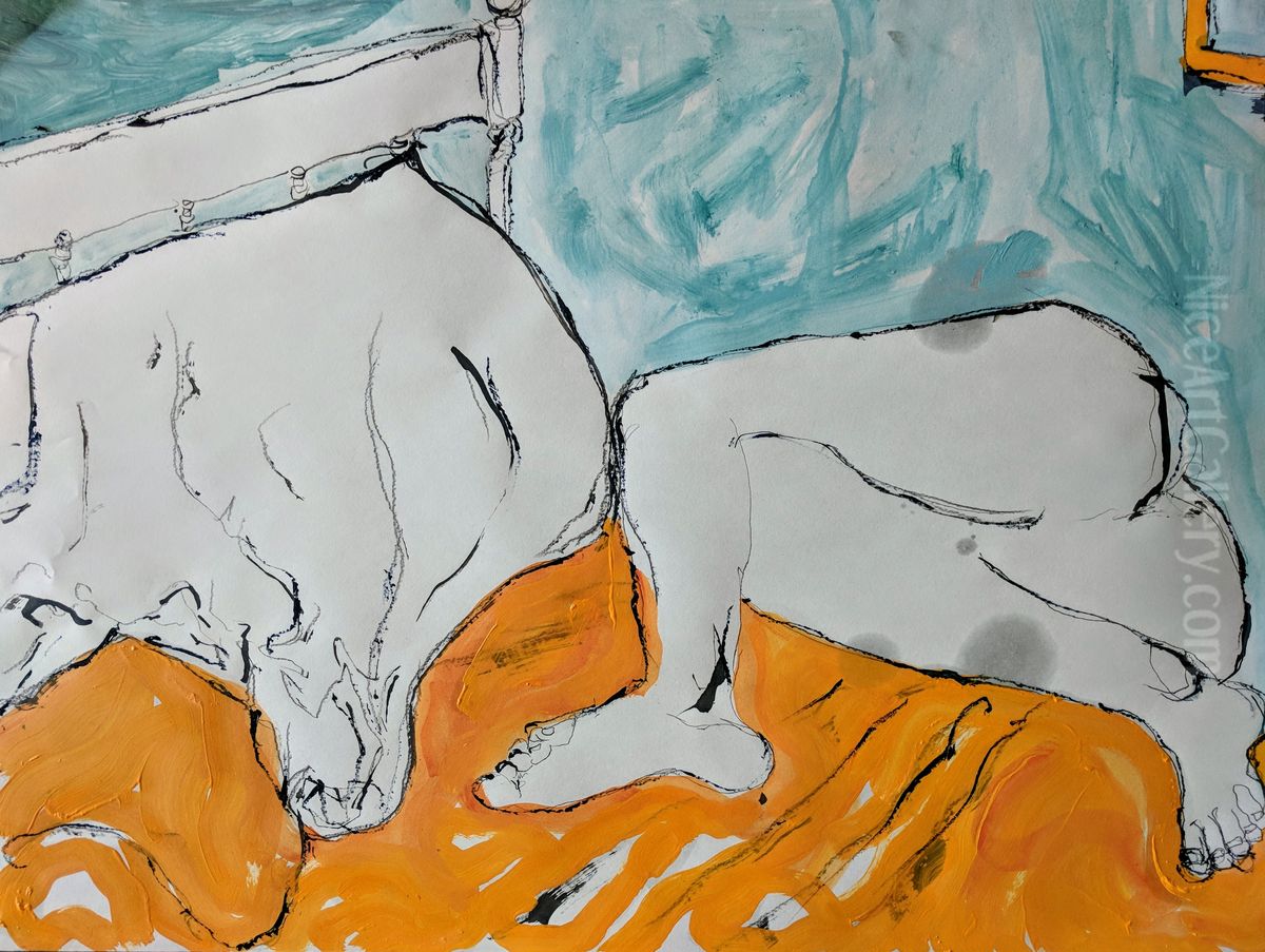 L'Appel du Vide Oil Painting by Gretchen Andrew