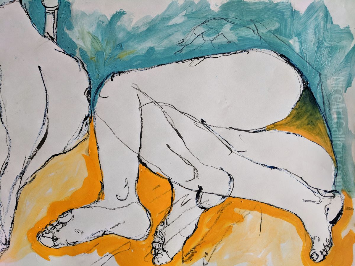 L'Appel du Vide Oil Painting by Gretchen Andrew