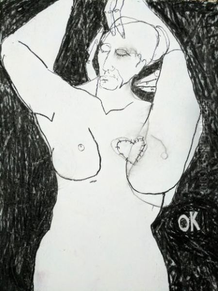 Perfect Female Body 06 Oil Painting by Gretchen Andrew