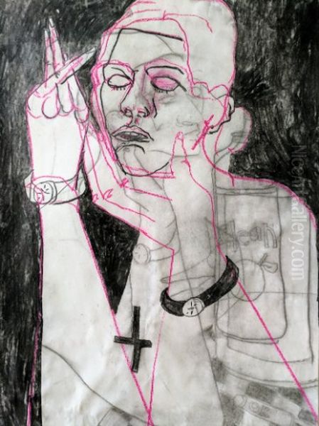 Powerful person 06 Oil Painting by Gretchen Andrew