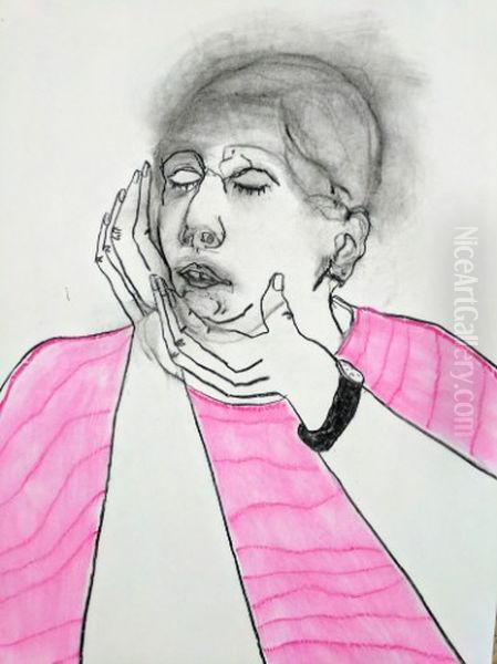 Powerful person 07 Oil Painting by Gretchen Andrew