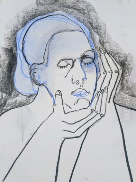 Powerful person 09 Oil Painting by Gretchen Andrew