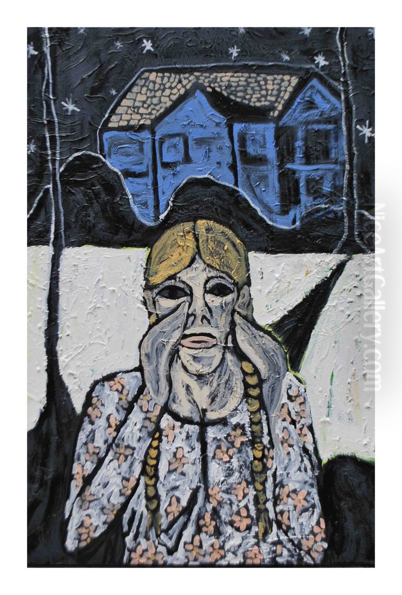 Malignant epithelial ovarian cancer 10 Oil Painting by Gretchen Andrew