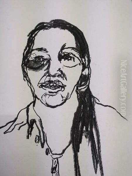 29-year-old-woman (25) Oil Painting by Gretchen Andrew