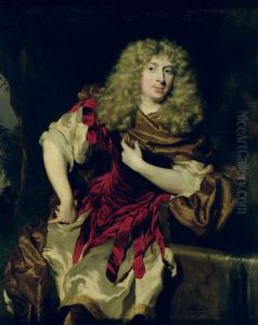 Portrait of a Young Man in Antique Fancy Dress