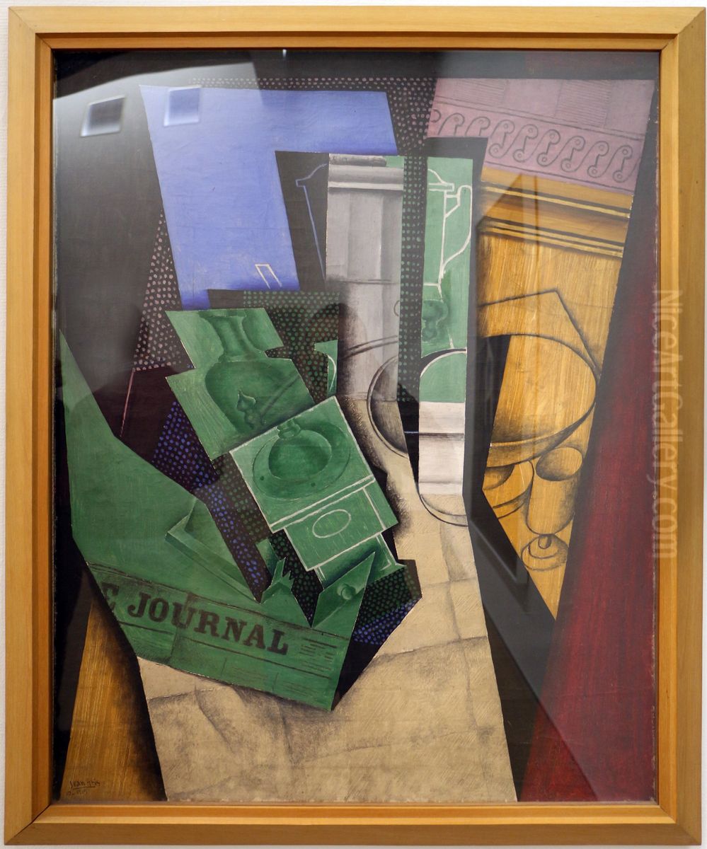 Le petit dejeuner Oil Painting by Juan Gris