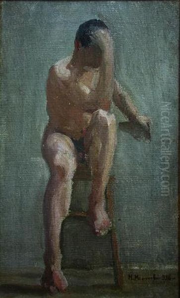 Study Oil Painting by Nikola Marinov