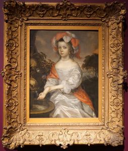 Portrait of a Young Girl near a Fountain