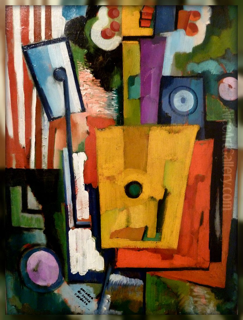 Life of Instruments Oil Painting by Amadeo De Souza Cardoso