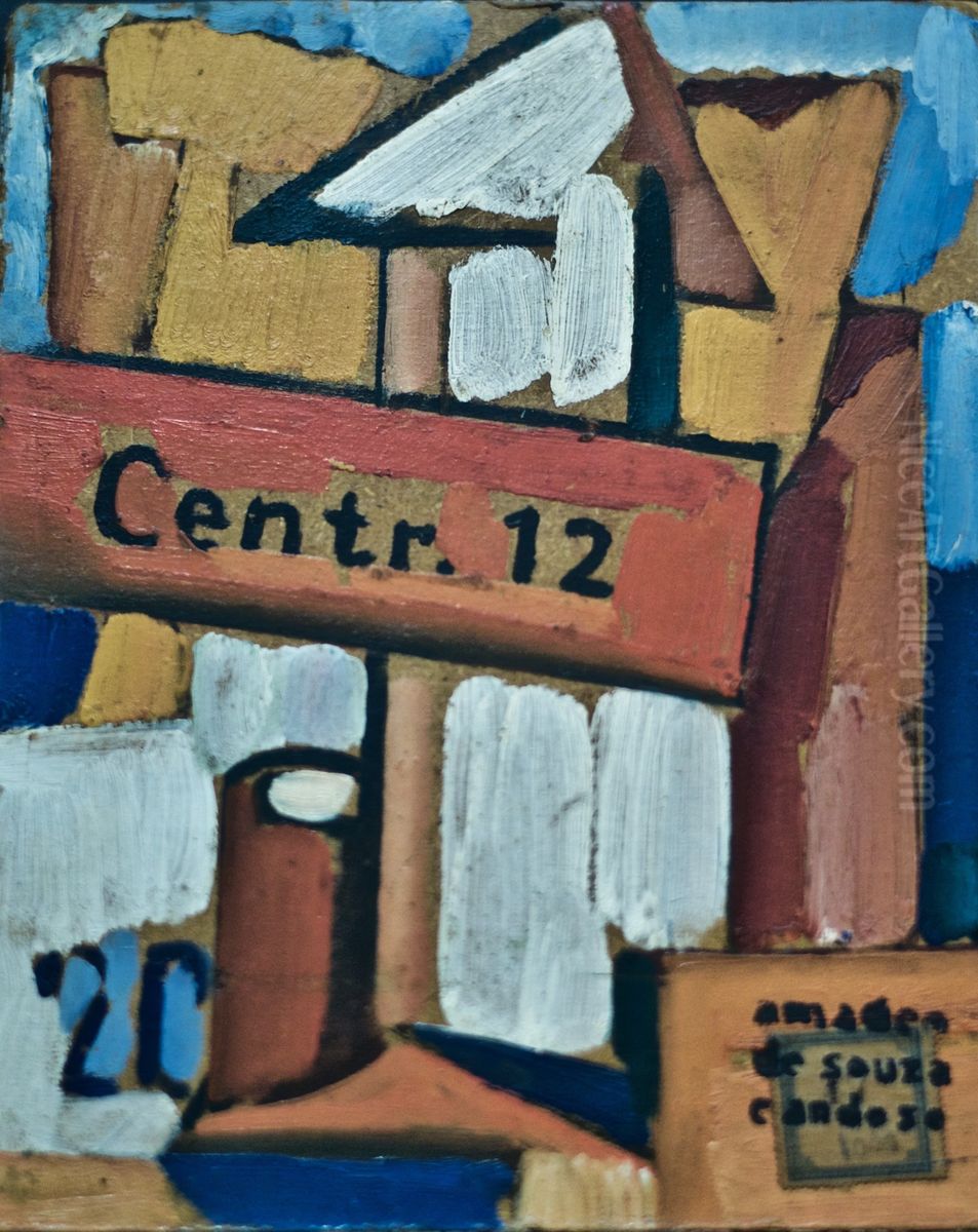 Central 12 Oil Painting by Amadeo De Souza Cardoso