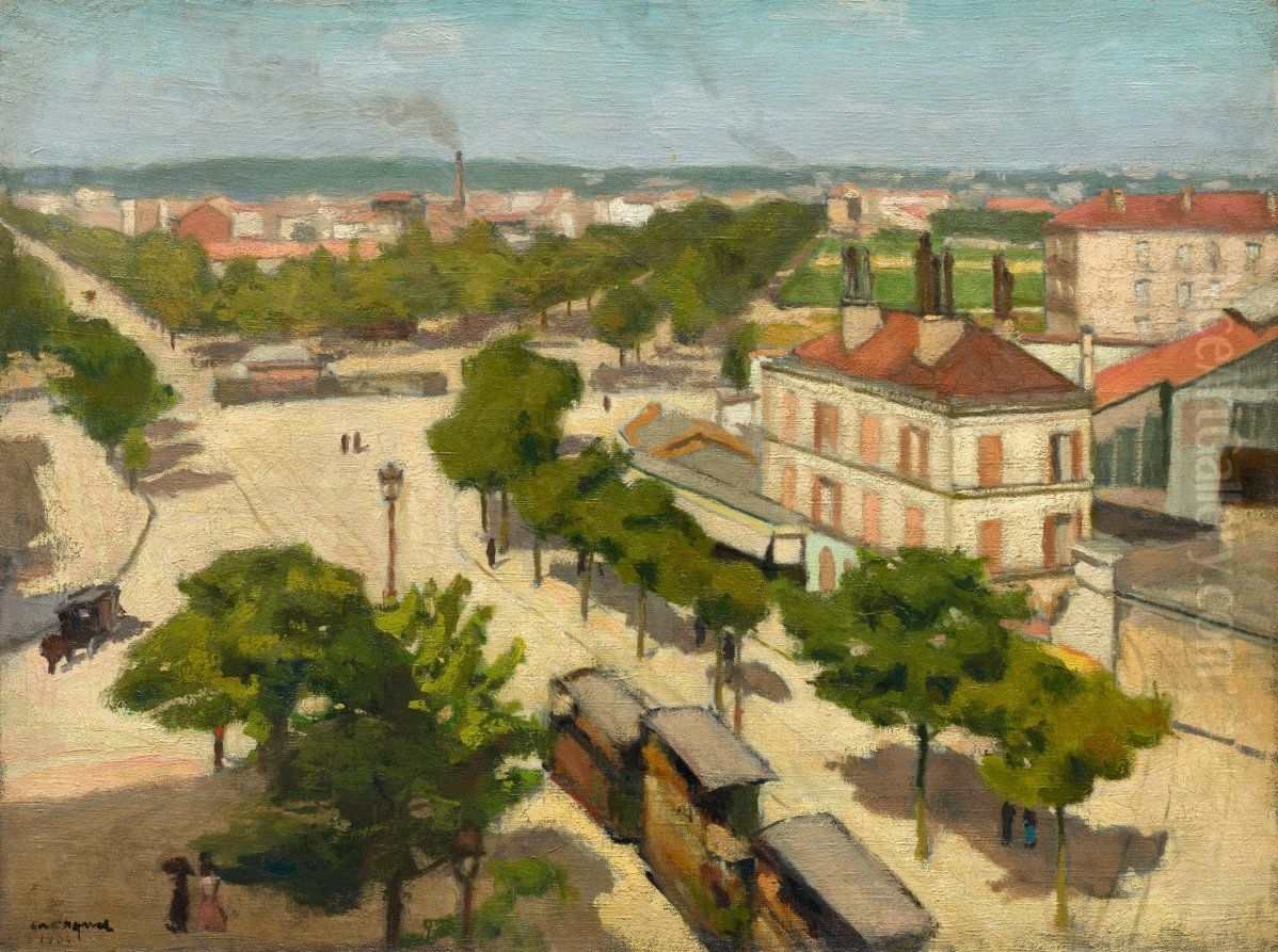 The Gate of St. Cloud, Paris Oil Painting by Albert Marquet