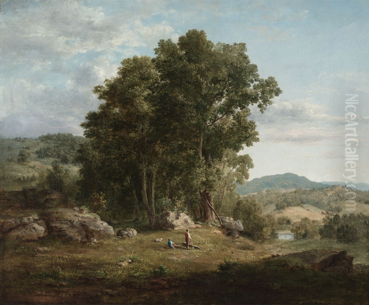The Wood Chopper Oil Painting by George Inness