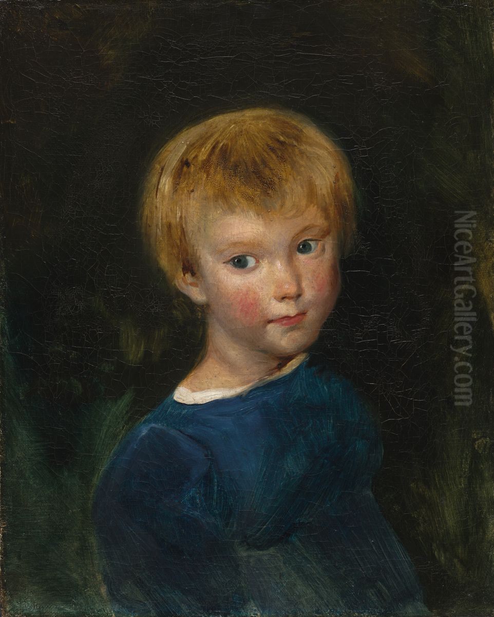 Marguerite-Juliette Pierret Oil Painting by Eugene Delacroix