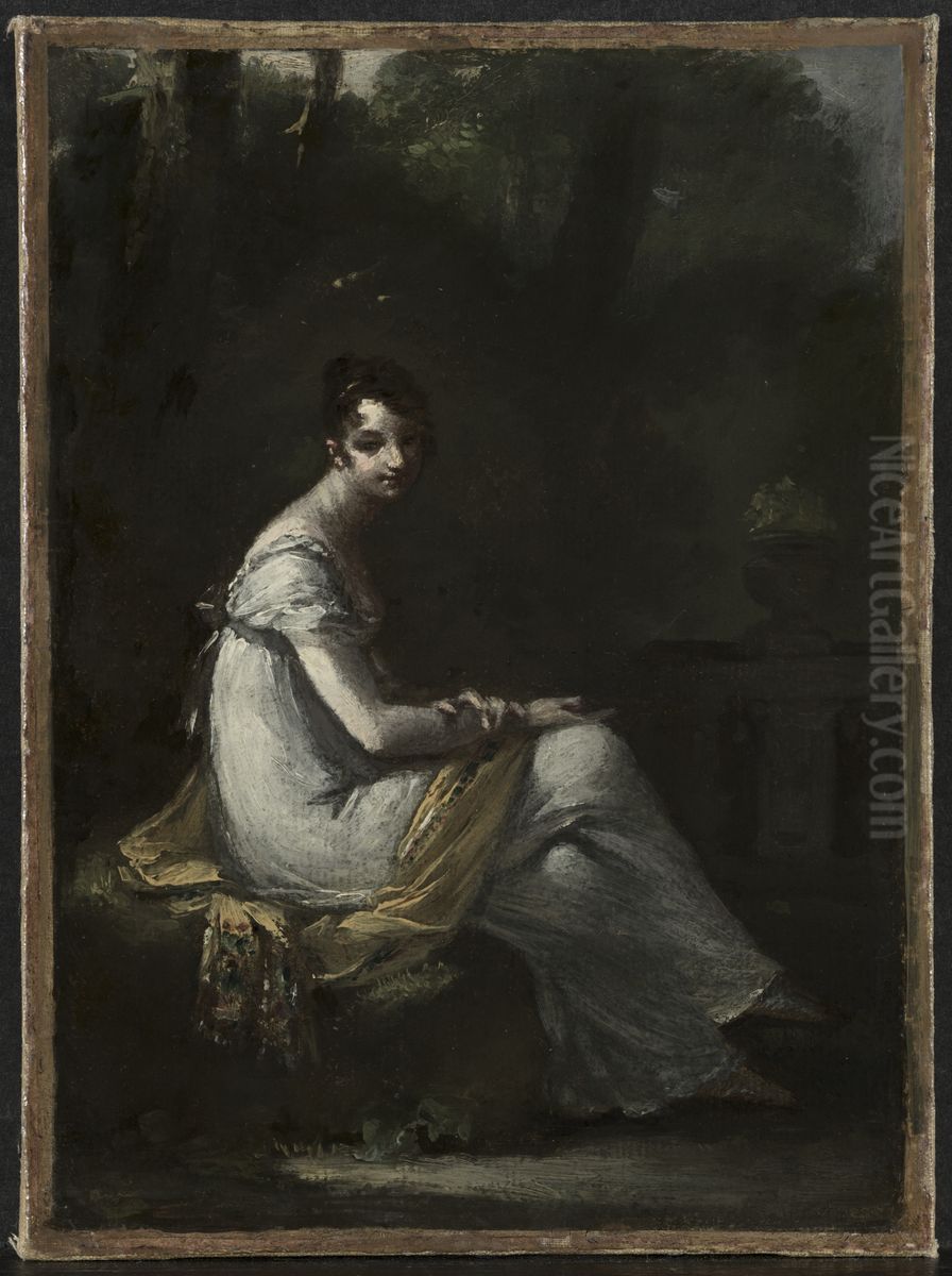 Mme. Dufresne Oil Painting by Pierre-Paul Prud'hon
