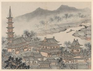 The Thousand Buddha Hall and the Pagoda of the The Thousand Buddha Hall and the Pagoda of the