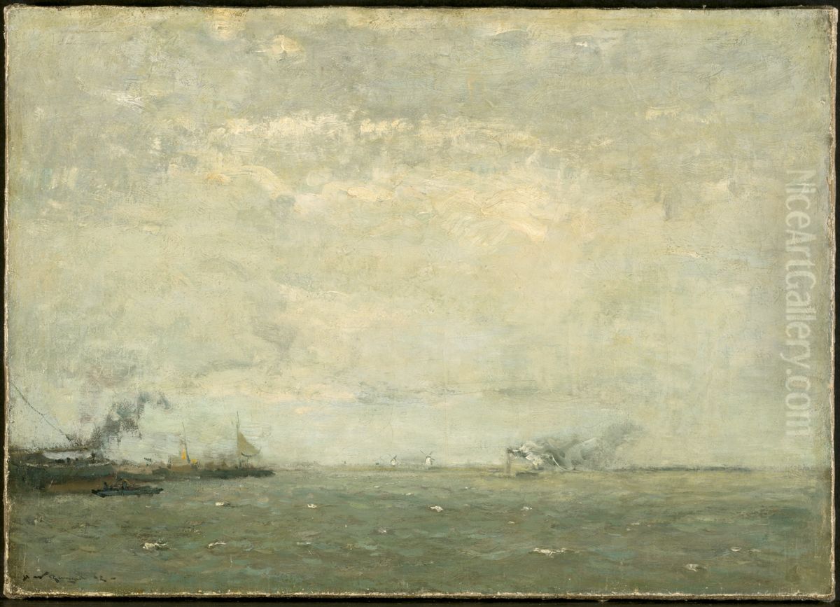 Seascape Oil Painting by Henry Ward Ranger