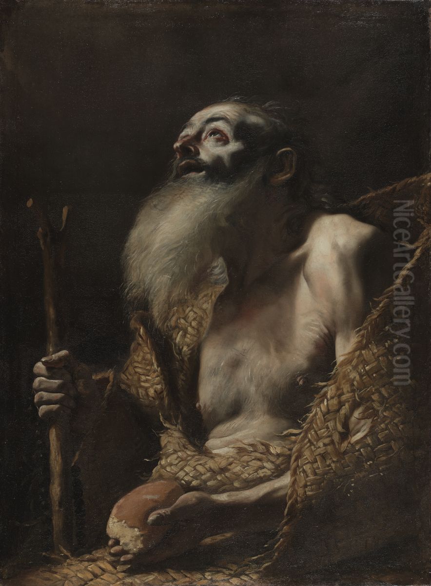 Saint Paul the Hermit Oil Painting by Mattia Preti