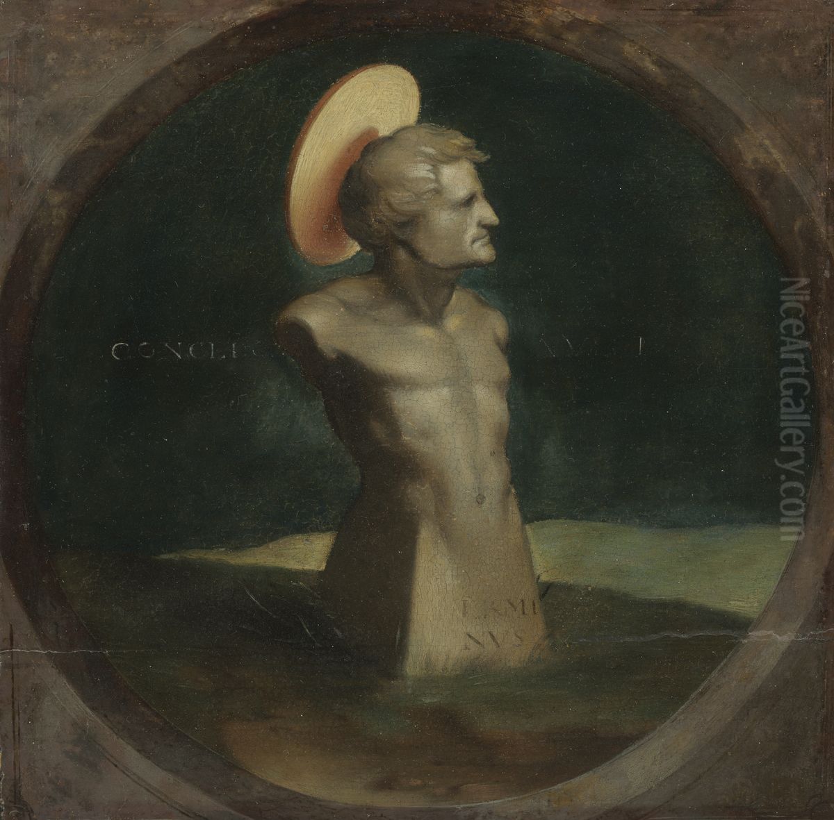 Terminus, the Device of Erasmus Oil Painting by Hans Holbein the Younger