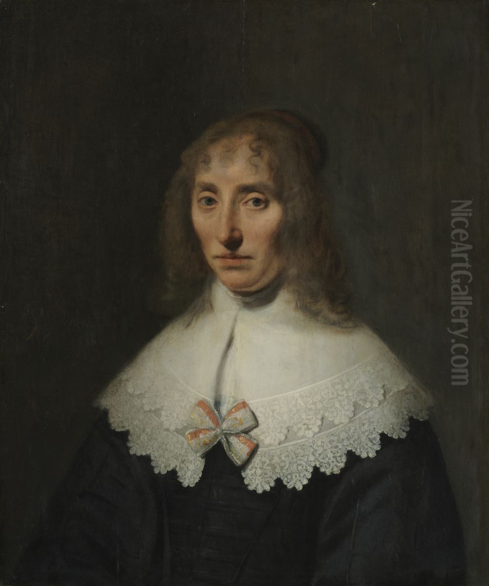 Portrait of a Woman Oil Painting by Govert Flinck