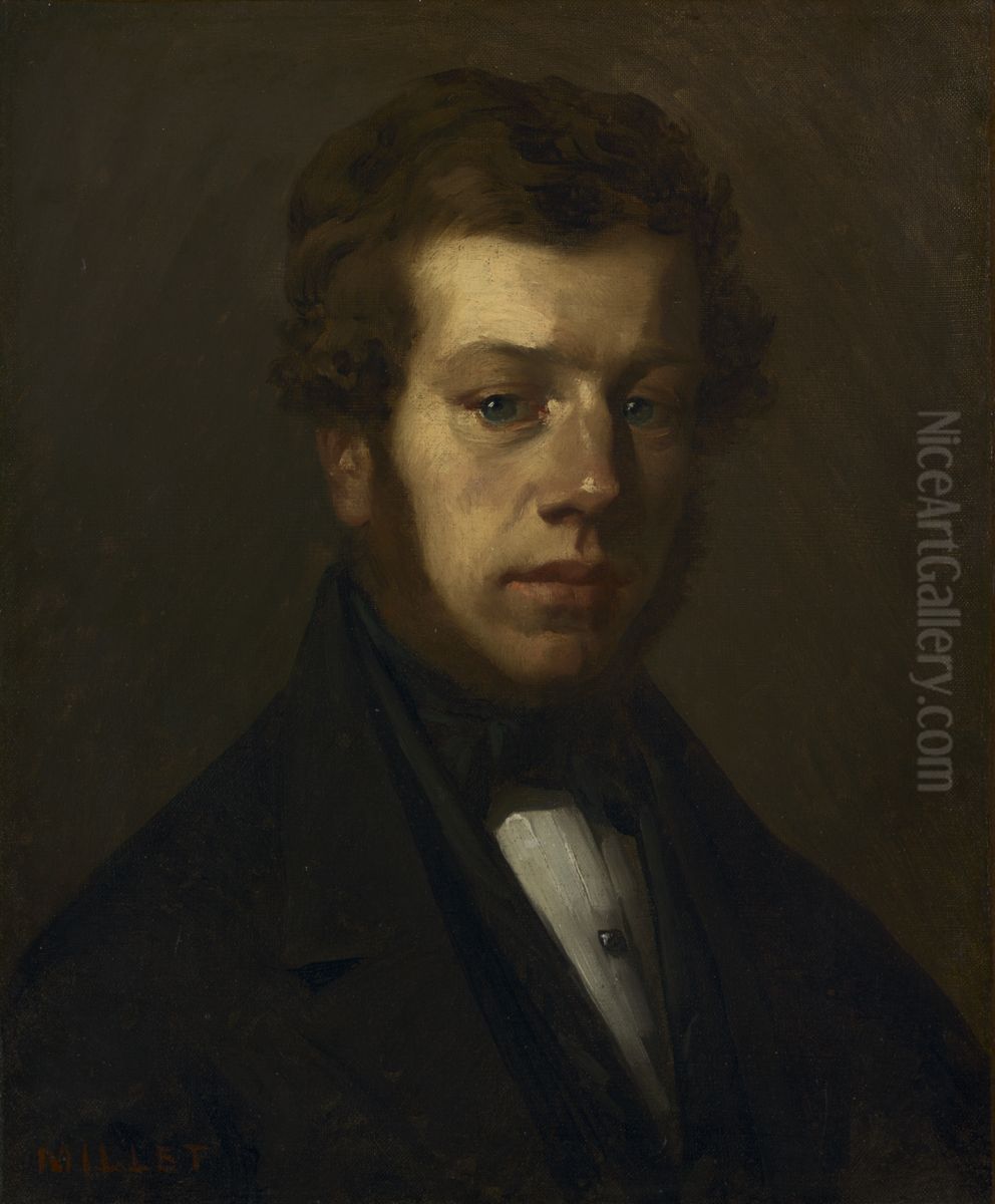 Monsieur Martin Oil Painting by Jean-Francois Millet